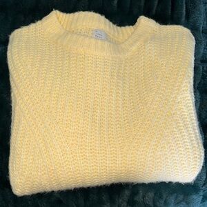 a new day Yellow Crew Neck Sweater Women’s XL